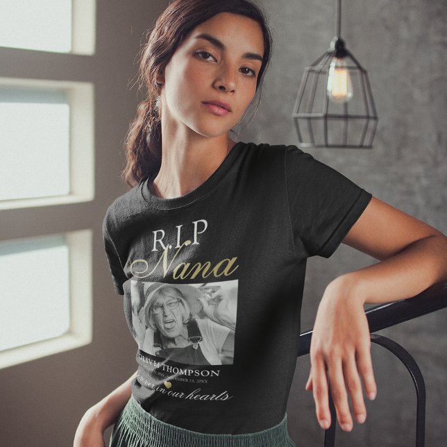 R.I.P Nana Foto Memorial T - Shirt (Von Creator hochgeladen)