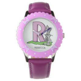 R ist für ___ individuelle Name Kid's Armbanduhr