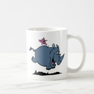 R ist für Nashorn Kaffeetasse