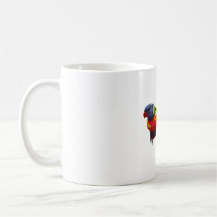 R ist für Rainbow Lorikeet Kaffeetasse