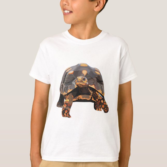 R ist für Red Footed Tortoise T-Shirt (Vorderseite)