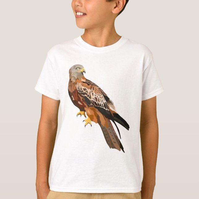 R ist für Red Kite T-Shirt (Vorderseite)