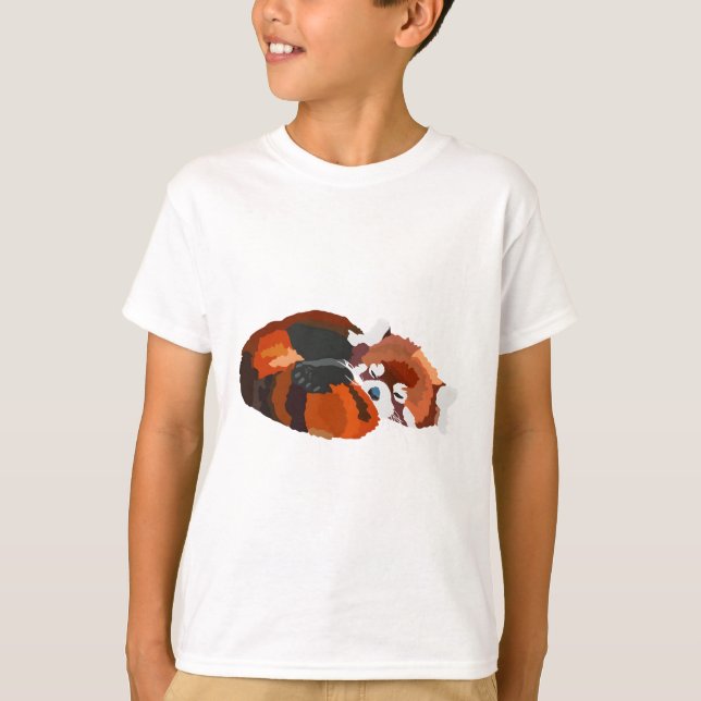 R ist für Red Panda T-Shirt (Vorderseite)