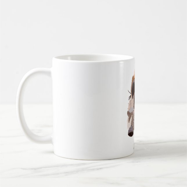 R ist für Red River Hog Kaffeetasse (Links)