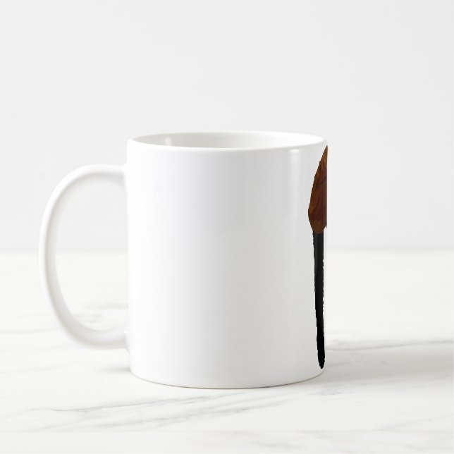 R ist für Red Ruffed Lemur Kaffeetasse (Links)