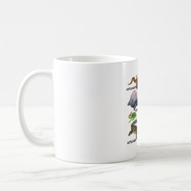 R ist für Reptile Keeper Kaffeetasse (Links)