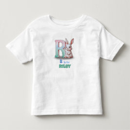 R ist für Riley - Benutzerdefiniertes Toddler-Name Kleinkind T-shirt