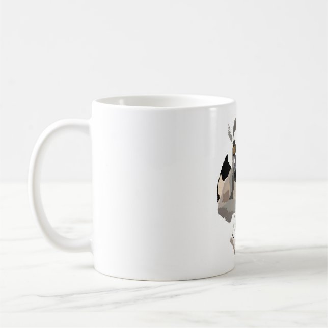 R ist für Ringtail Lemur Kaffeetasse (Links)