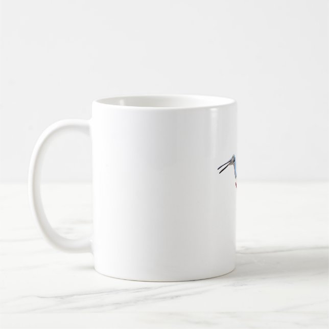 R ist für Roseate Spoonbill Kaffeetasse (Links)