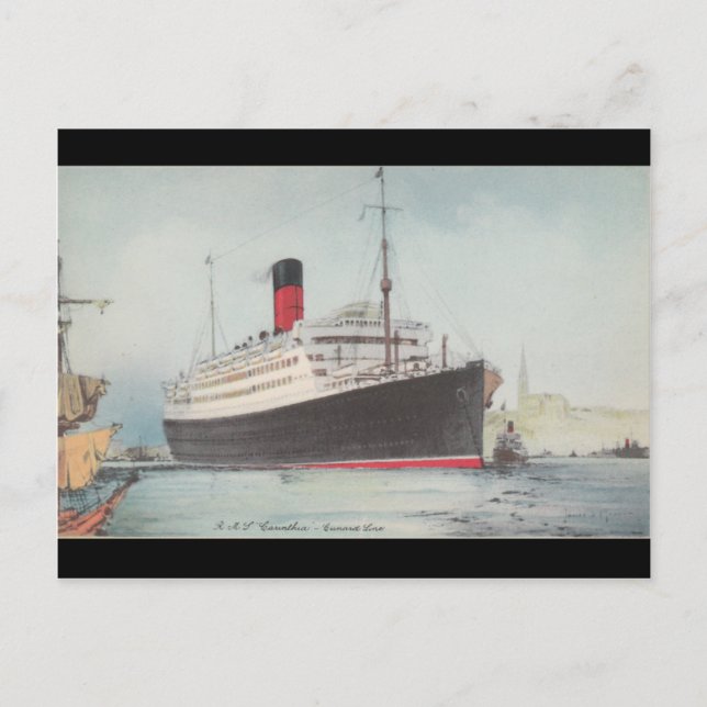R.M.S. Kärnten Vintage Postkarte (Vorderseite)