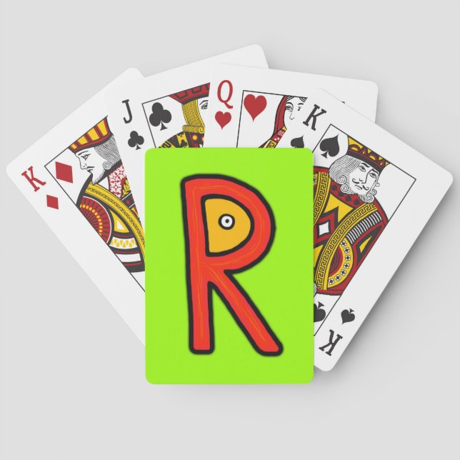R Monster Spielkarten (Rückseite)