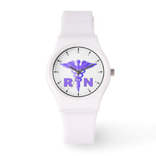 R.N   Caduceus Staff   Medical   Watch Armbanduhr