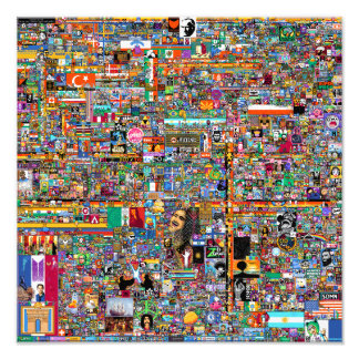 R/Place Final Erholung vor der Void Fotodruck