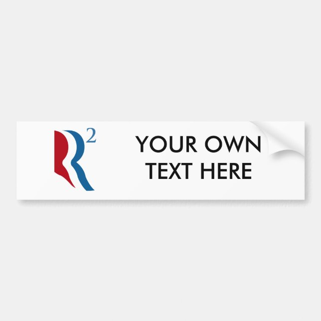 R QUADRIERT - ROMNEY RYAN 2012.png Autoaufkleber (Vorne)