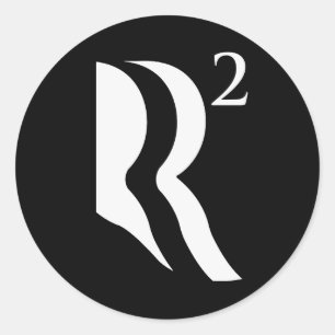 R QUADRIERTE - ROMNEY RYAN 12 - .PNG RUNDER AUFKLEBER
