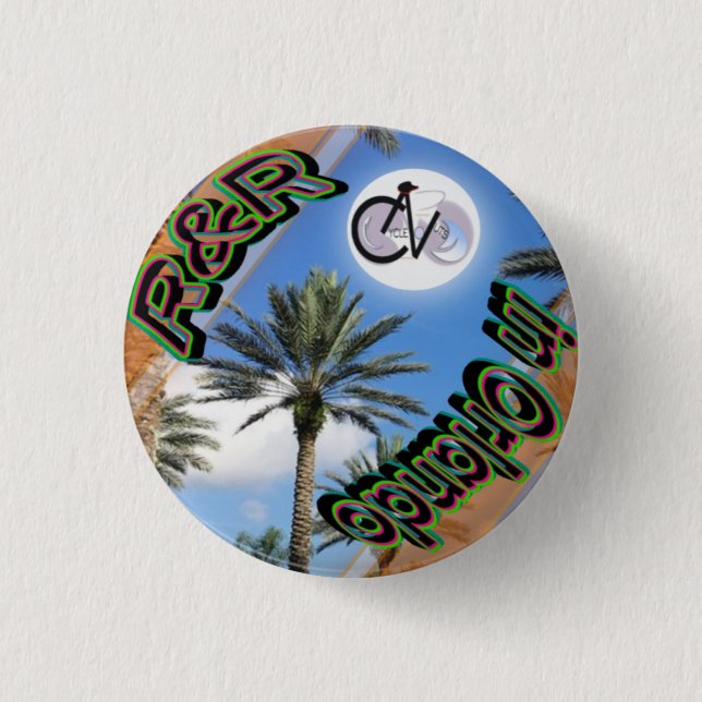 R&R Ausflug in Orlando-Knopf Button (Vorderseite)