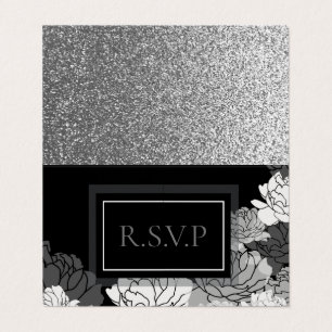 R.S.V.P argent, noir & blanc 10e anniversaire
