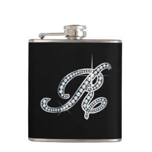 R Script "Diamond Bling"-Flasche Flachmann
