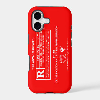 R-Sign : Femme - Blanc sur rouge