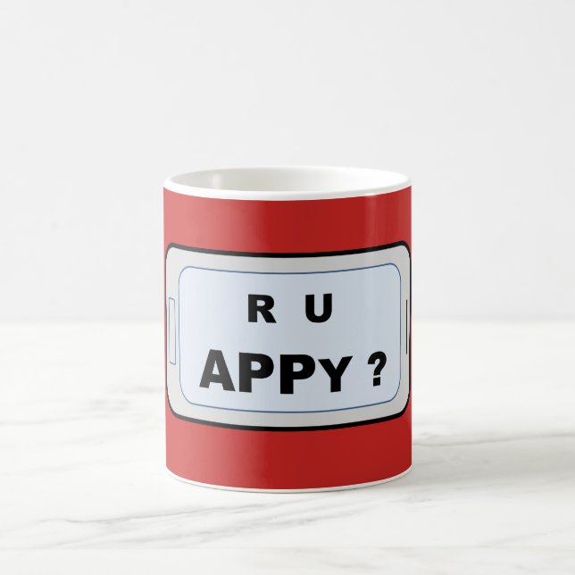R U APPy ? Tasse (Mittel)