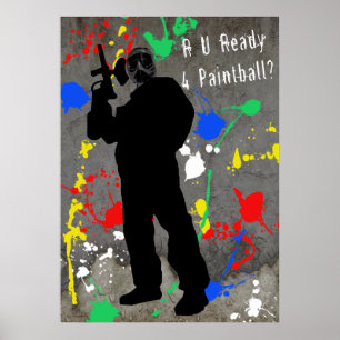 R U Bereit 4 Paintball? Poster