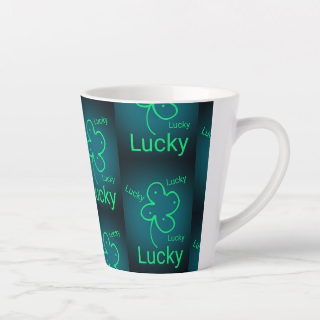 R U Gefühl Lucky Latte Tasse (Rechts)