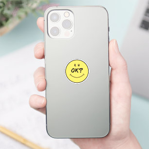 R U OK? Geht es dir gut? Aufkleber