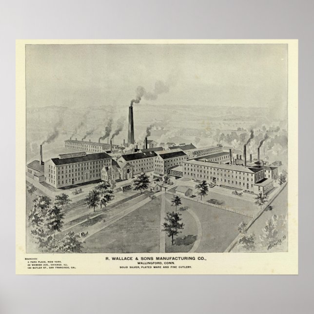 R Wallace & Sons Mfg Co Poster (Vorne)