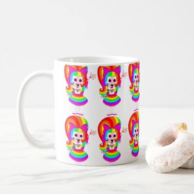 Ra1nb0wk1tty101 Kaffeetasse (Mit Donut)