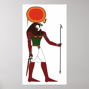 Ra der alte ägyptische Gott des Sun und Könige Poster
