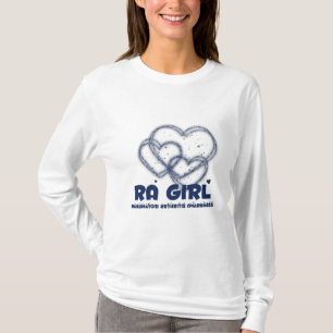 RA Mädchen-Herz-Entwurf:: Rheumatoide Arthritis T-Shirt