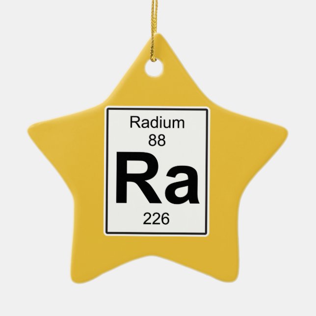 Ra - Radium Keramik Ornament (Vorne)