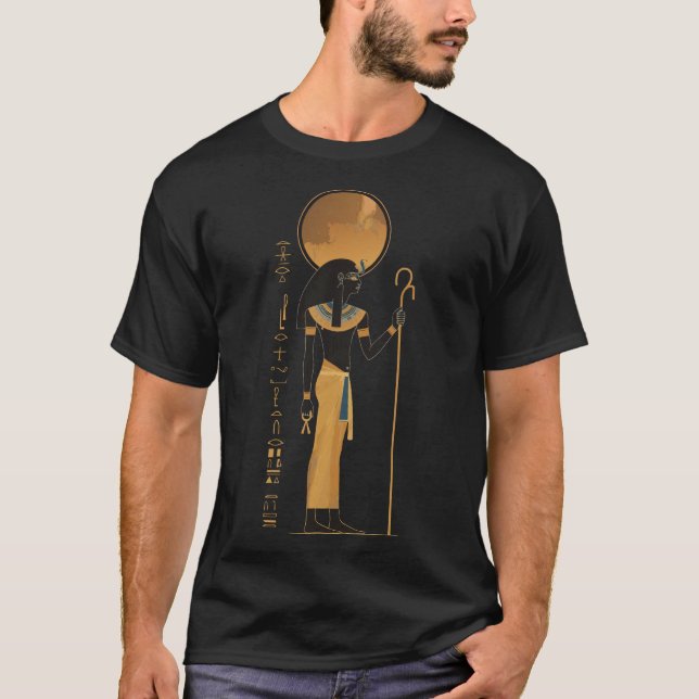 Ra Sonnengott Ägyptisch T-Shirt (Vorderseite)