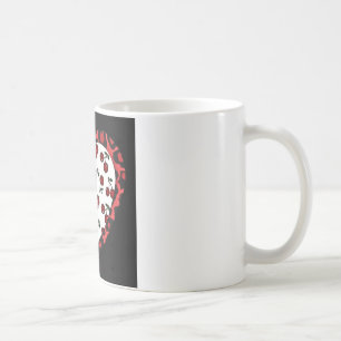 RAB Kirschen Leopardendruck Herz Rockabilly Kaffeetasse