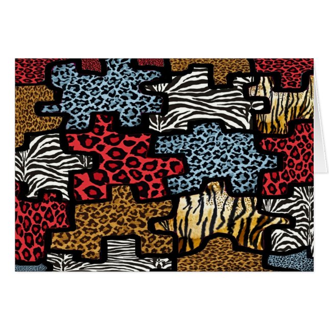 RAB Rockabilly Animal Print Puzzle (Vorderseite (Horizontal))