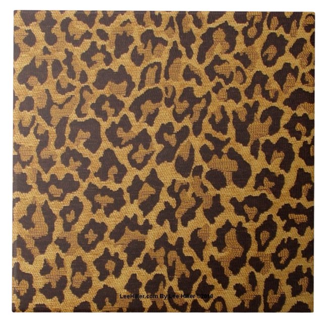 RAB Rockabilly Classic Leopard Print Tile Fliese (Vorderseite)