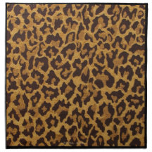 RAB Rockabilly Leopard Print Brown Gold