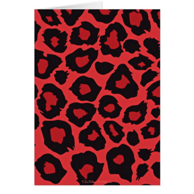 RAB Rockabilly Leopard Print Red Black (Vorne)