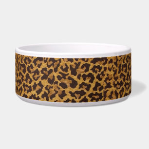 RAB Rockabilly Leopardenprint-Hundefutter-Schüssel Napf