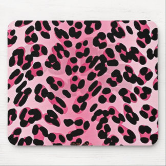 RAB Rockabilly Pink Cheetah Print Mousepad