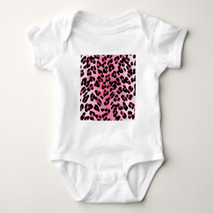 RAB Rockabilly Rosa Gepardtdruck Baby Strampler