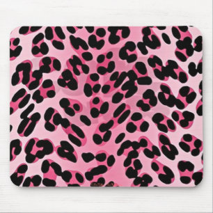 RAB Rockabilly Rosa Gepardtdruck Mousepad