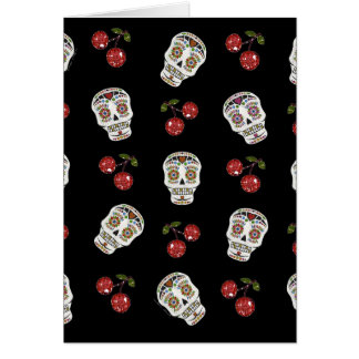RAB Rockabilly Sugar Skulls Kirschen Kirschen auf