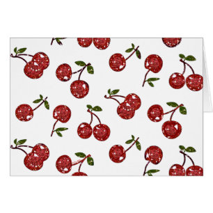 RAB Rockabilly très cerise cerises sur blanc