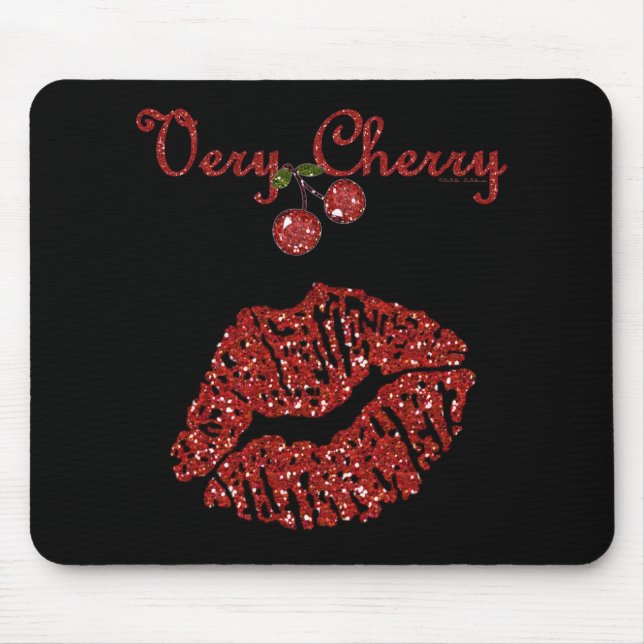 RAB Rockabilly Very Cherry Kiss Mousepad (Vorne)