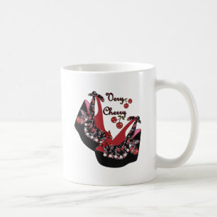 RAB Rockabilly Very Cherry Schuhe Kaffeetasse
