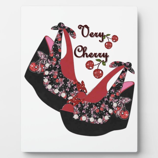 RAB Rockabilly Very Cherry Shoes Fotoplatte (Vorderseite)