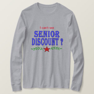 Rabais pour seniors ? T-shirts