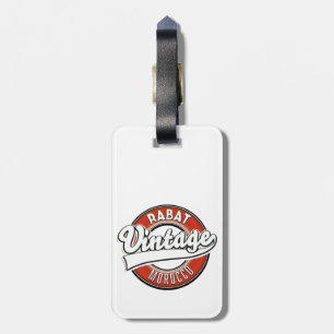 Rabat Marokko Vintage-Logo Gepäckanhänger