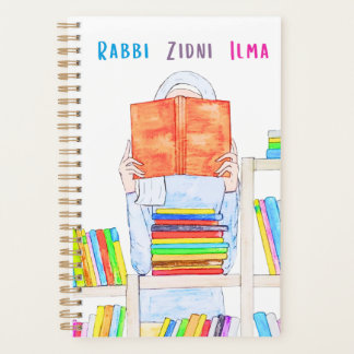 Rabbi Ziddni Ilma planificateur hebdomadaire/mensu